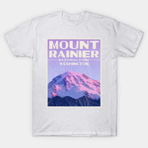 Mount Rainier T-Shirt by IDesignTShirtsBro